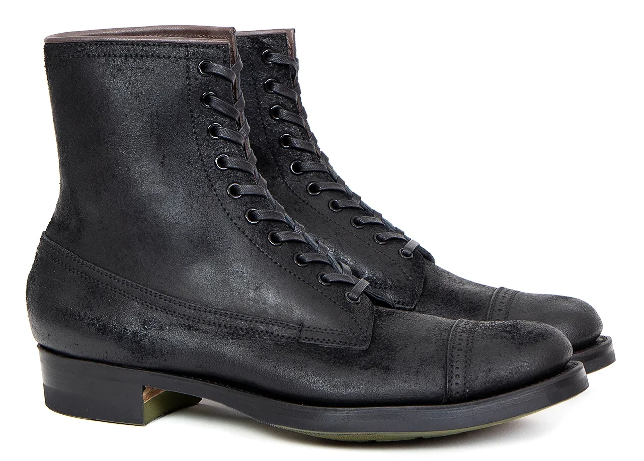 Clinch - Conrad - Waxed Uneven Horse Suede