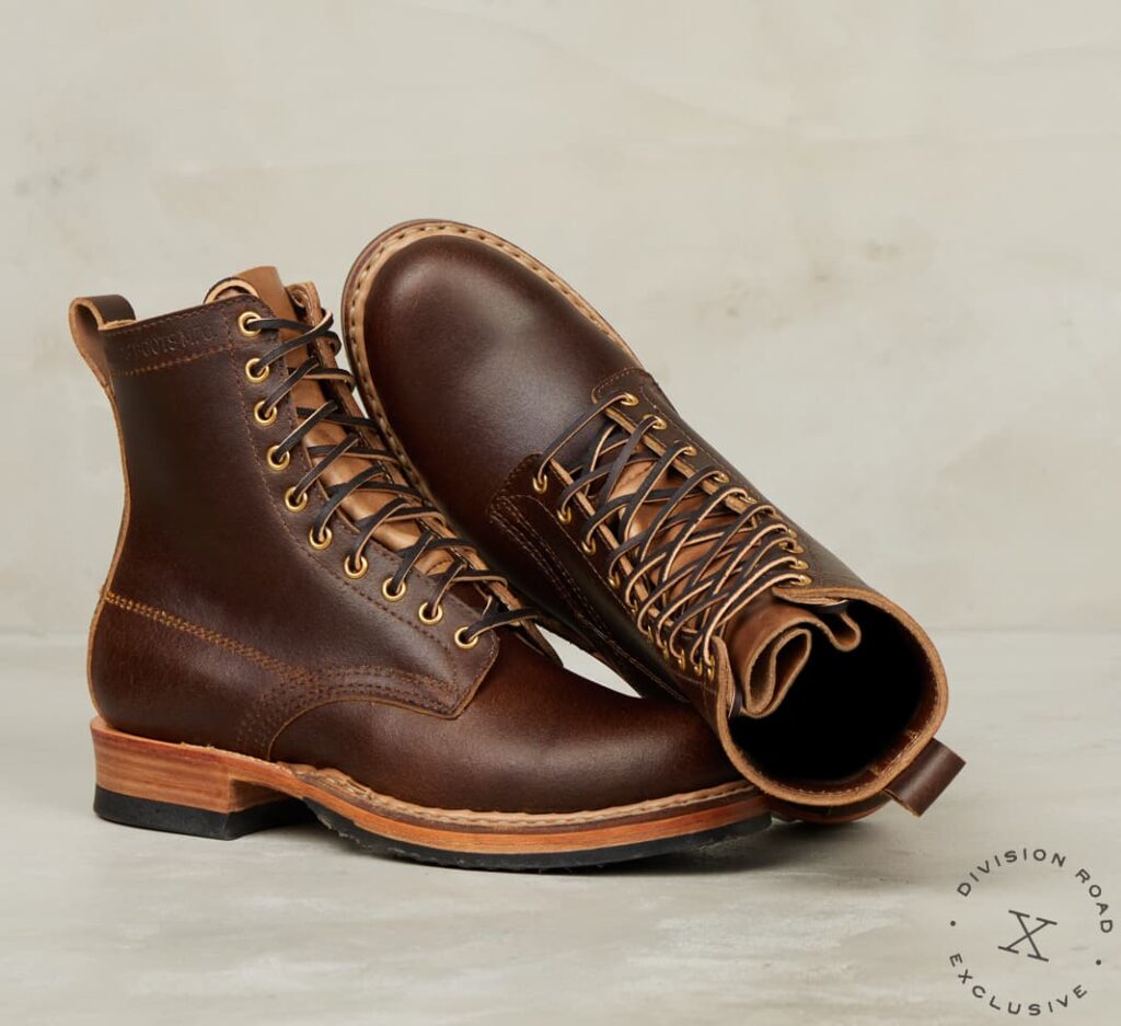 Division Road x White's Cinnamon Waxed Flesh Semi-Dress 375