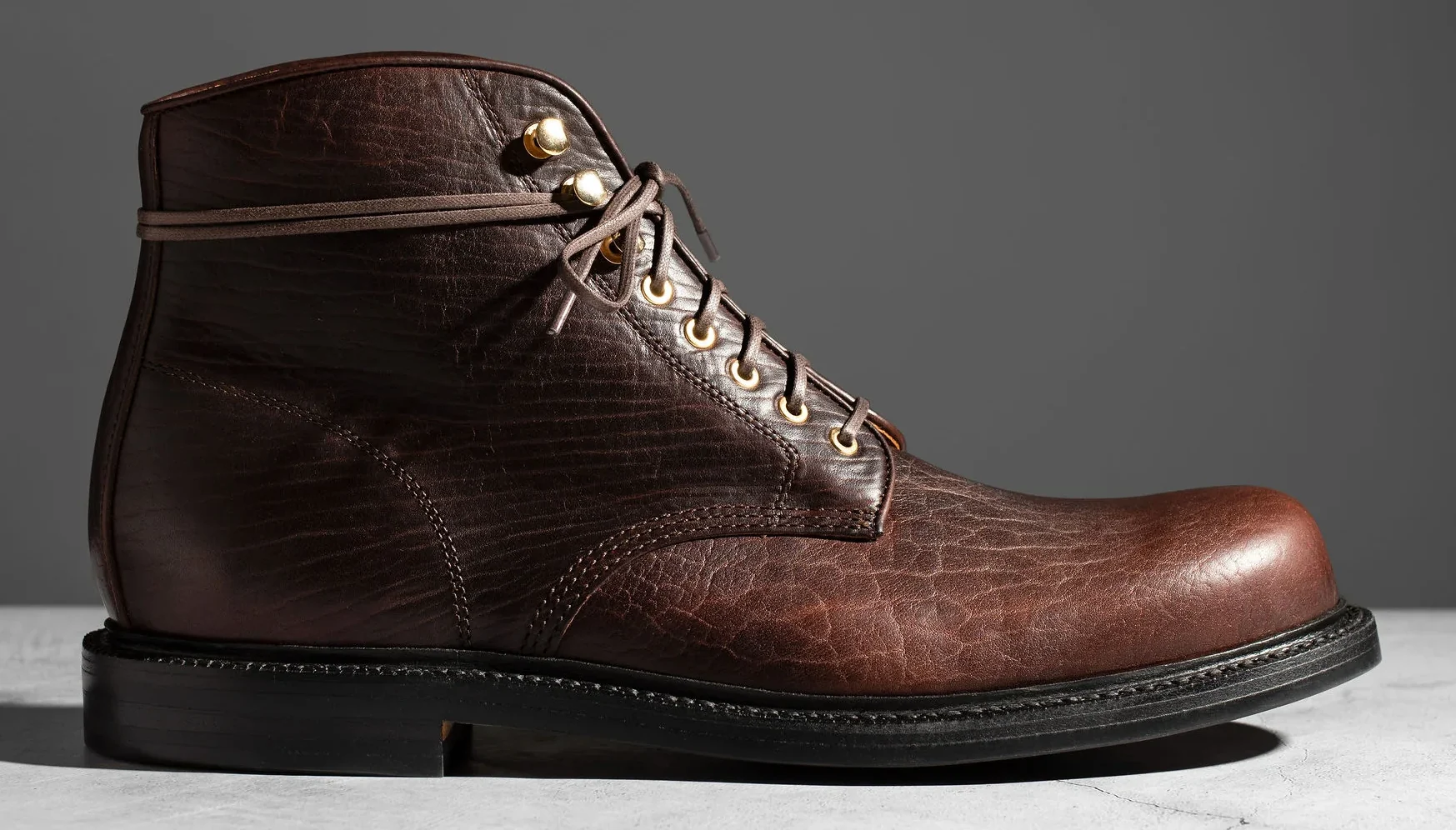 Grant Stone - Baroda Boot - Mahogany Shrunken Calf
