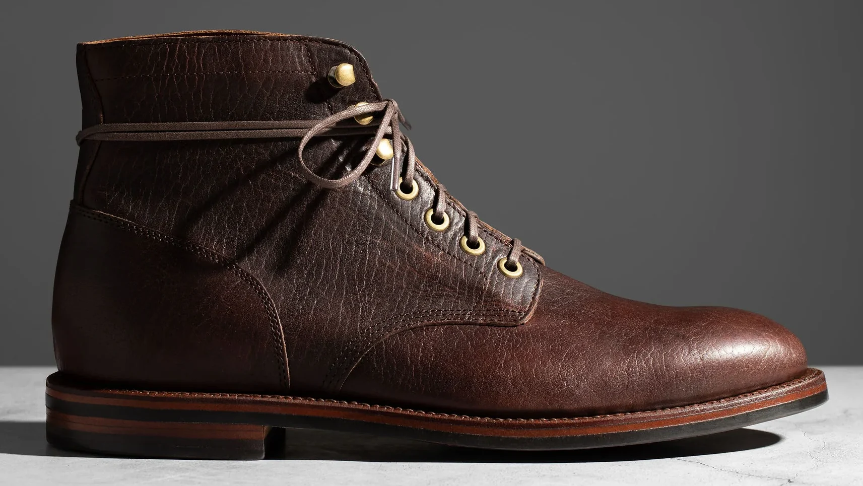 Grant Stone - Diesel Boot - Mahogany Shrunken Calf