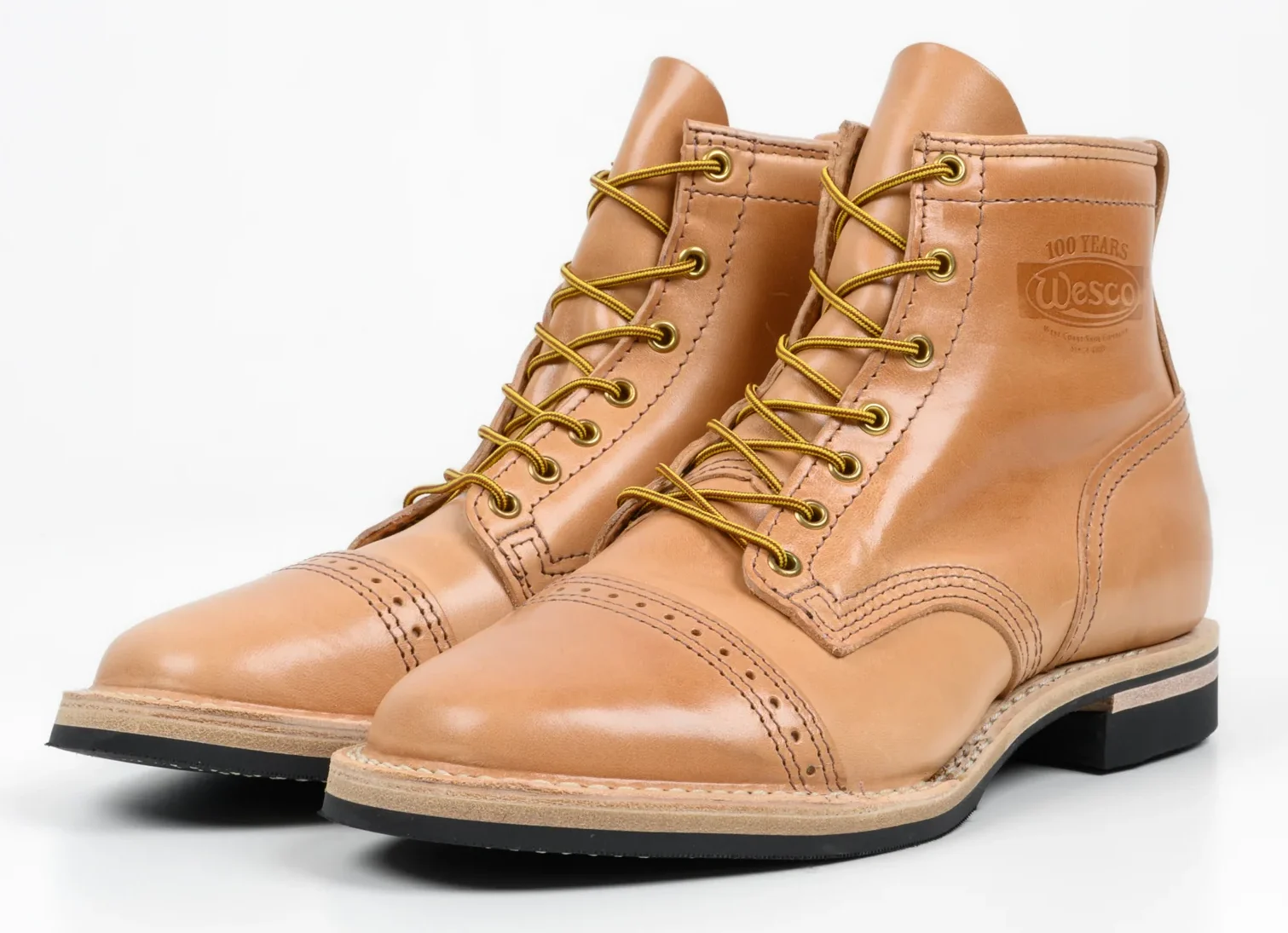 Iron Heat x Wesco - Guildsman - Natural Horsehide