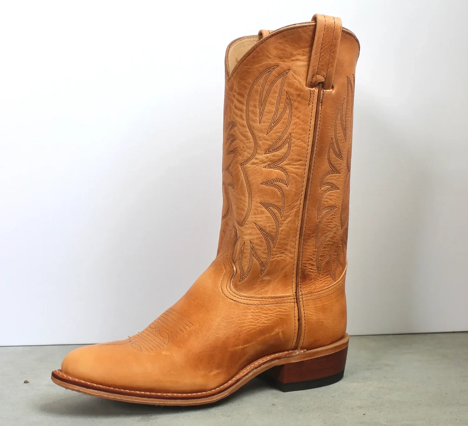 Pearl Boot Company - Roper Heel - Natural Derby