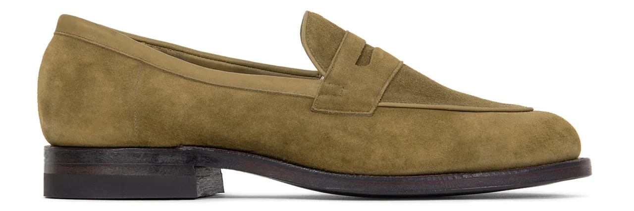Viberg - Bristol - Avacado Janus Calf Suede