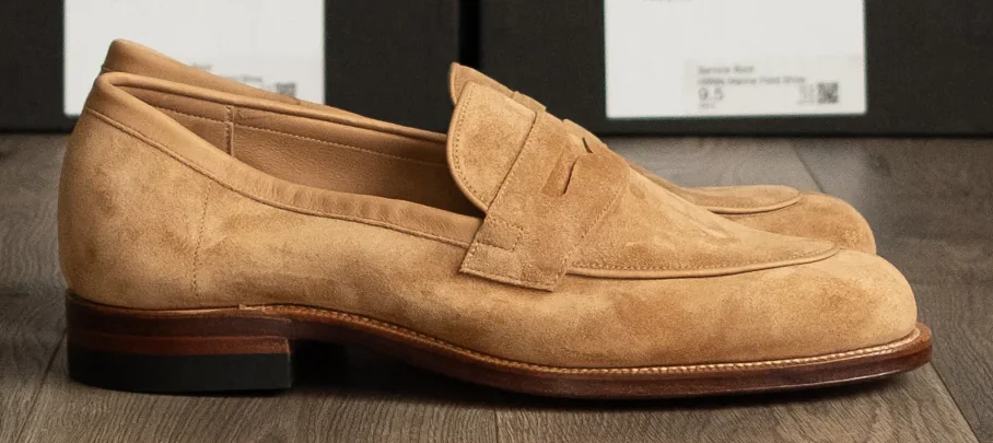 Viberg - Bristol Loafer - Peanut Papillon Suede
