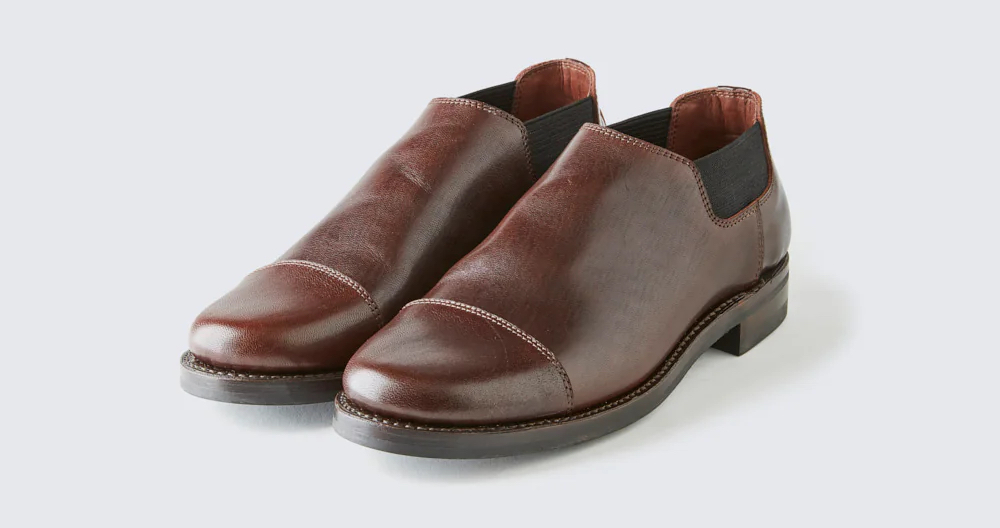 Addict - Short Chelsea - Brown Horsehide