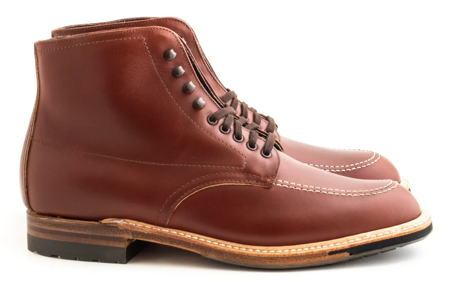 Leffot x Alden - Indy Boot - Brown Cowhide