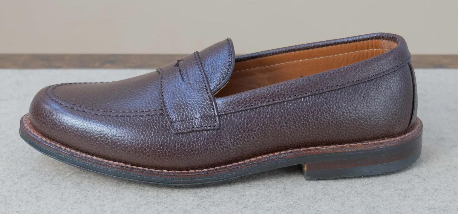 Old House x Alden - Leisue Penny - Brown Scotch Grain