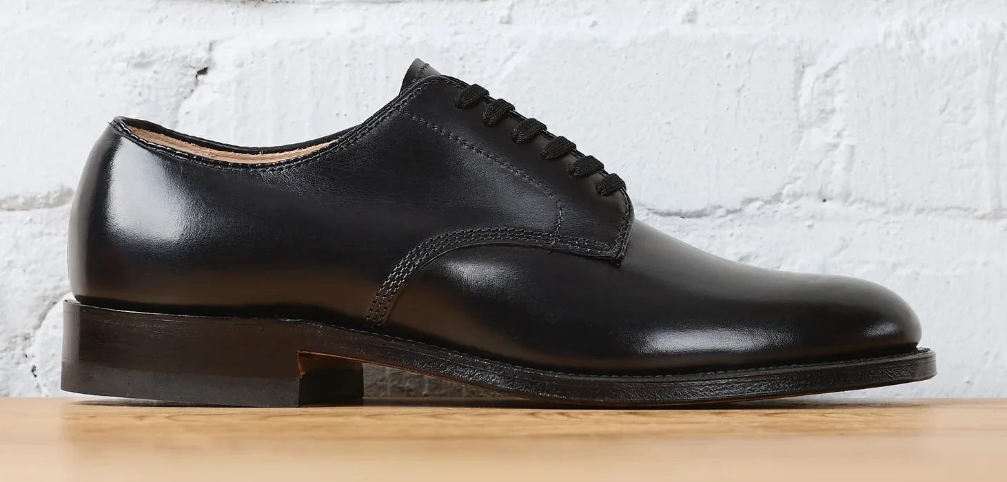 Stuf|f x Alden - Service Shoes - Black Calfskin