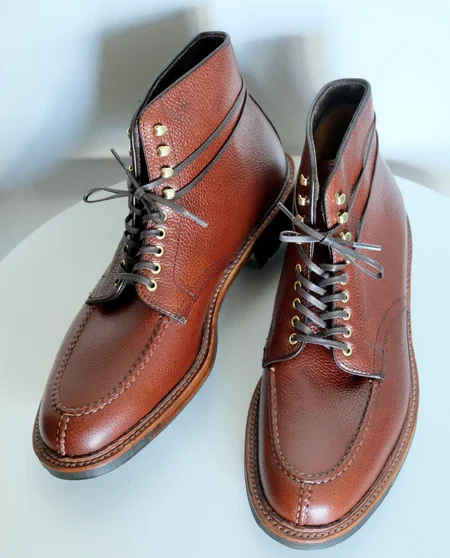 Alden - NST Tanker Boots - Brown Scotch Grain