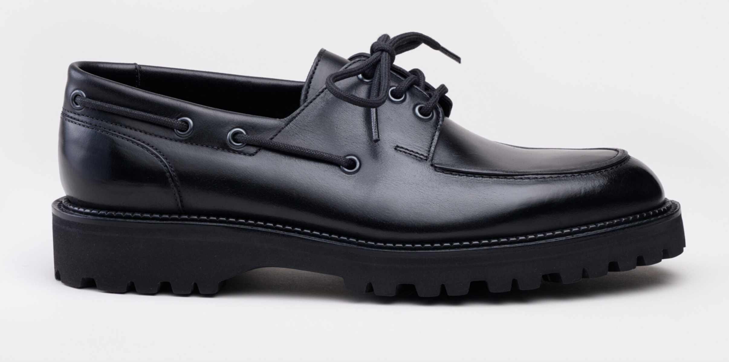 John Lobb - Tide Shoes - Black Dew Hide