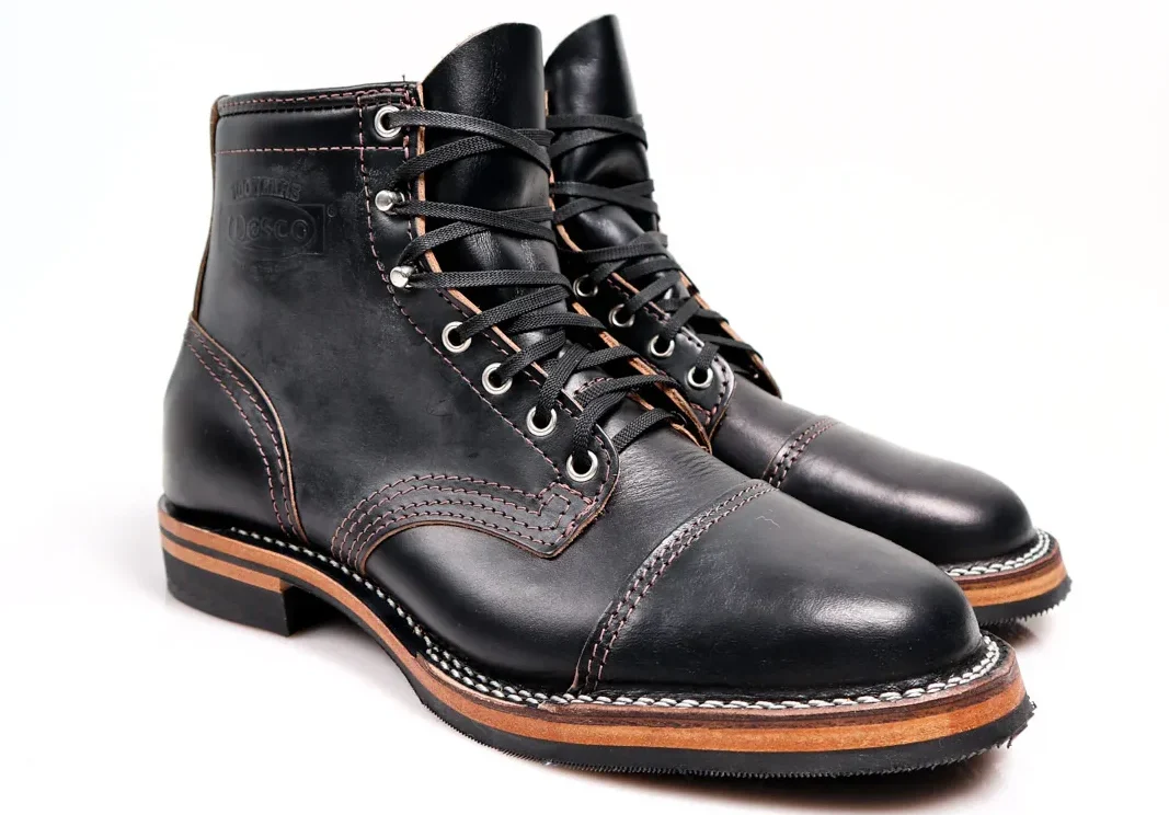 Wesco x Brooklyn Clothing - Hendrik - Black Teacore Horsehide