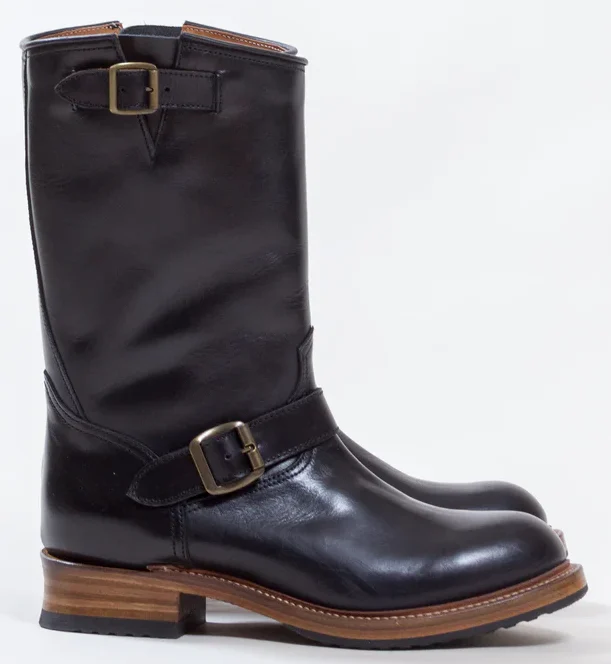 Bright Shoemakers Engineer Boot in Cyclone Black