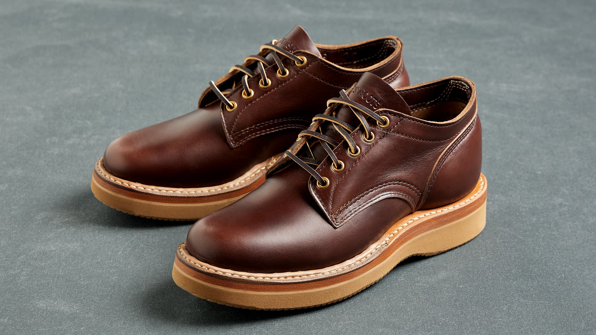 Division Road x White's Oxford 300 in Brown Chromexcel