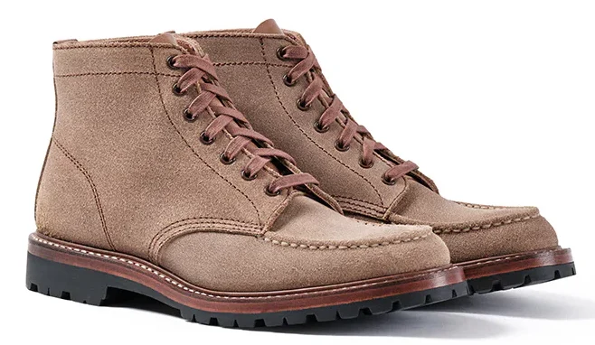 Lofgren LK-047 Chapman Boots in Natural Roughout Chromexcel