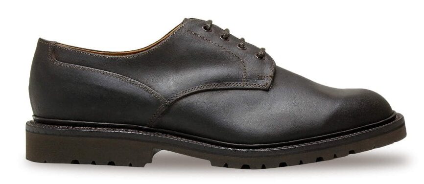 Sanders Fraser Gibson in Dark Brown Waxy Suede