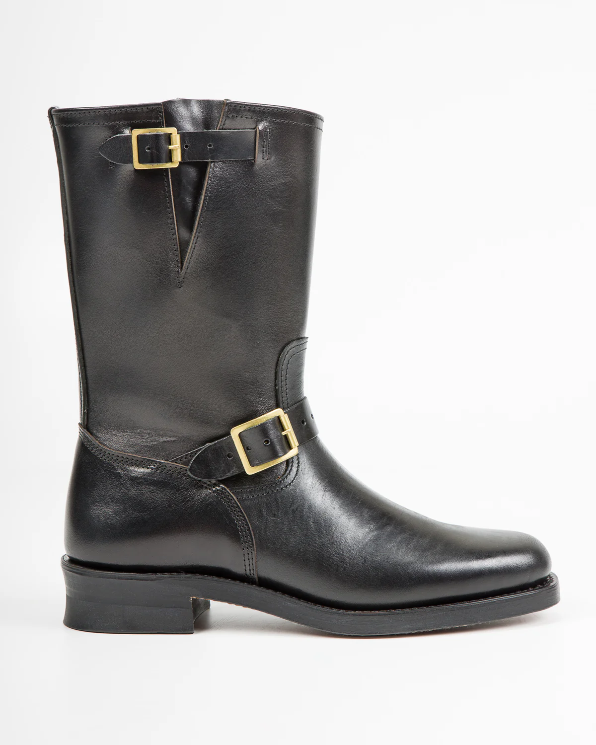 The Real McCoy's Buco Narrow Engineer Boots in Buttock