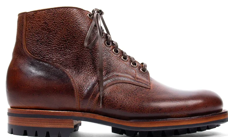 Viberg Service Boot 1035 in Whiskey Naked Kudu
