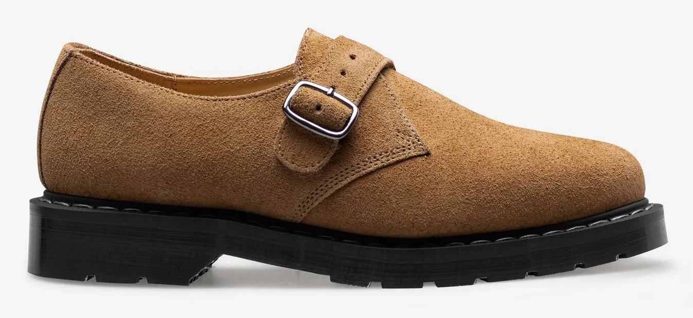 Carhartt WIP x Solovair Single Buckle Monk in Hamilton Brown