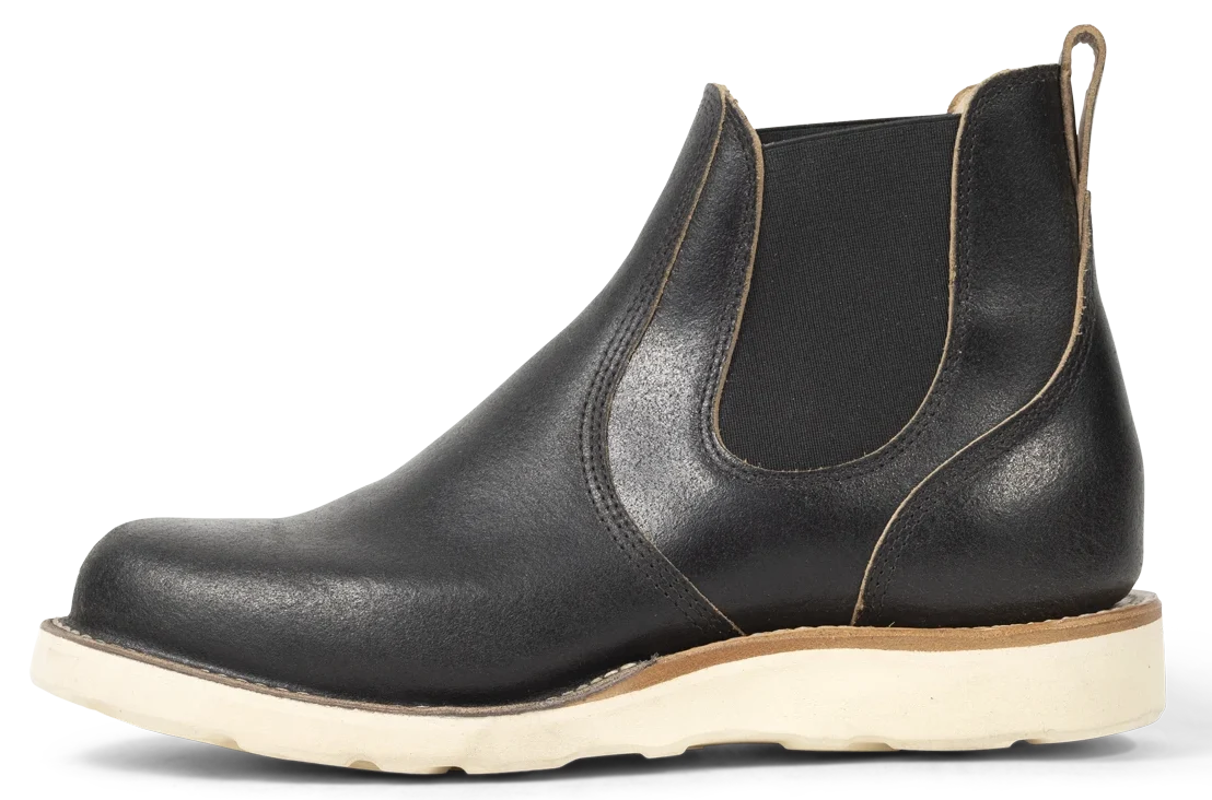 Whites C350 Chelsea in Black Waxed Flesh