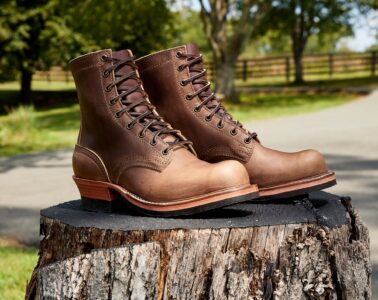 Division Road x Nicks Western Rockabilly Boot in Natural Predator