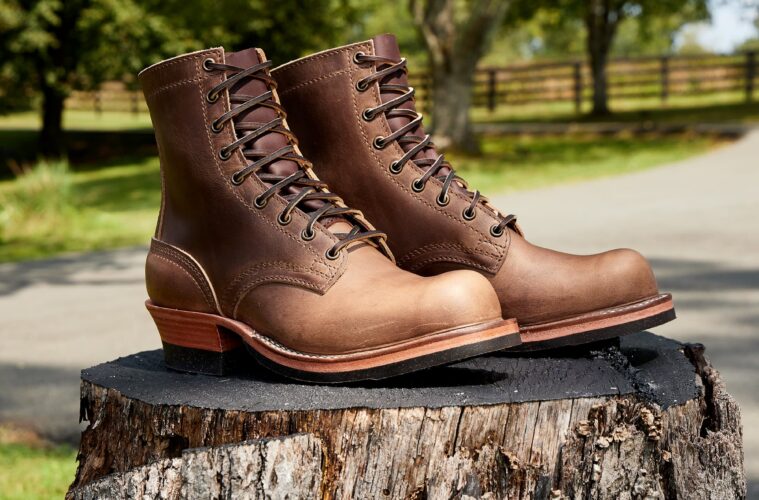 Division Road x Nicks Western Rockabilly Boot in Natural Predator